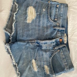 Madewell relaxed denim shorts